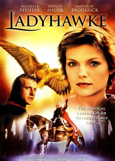Ladyhawke (1985) film online,Richard Donner,Matthew Broderick,Rutger Hauer,Michelle Pfeiffer,Leo McKern